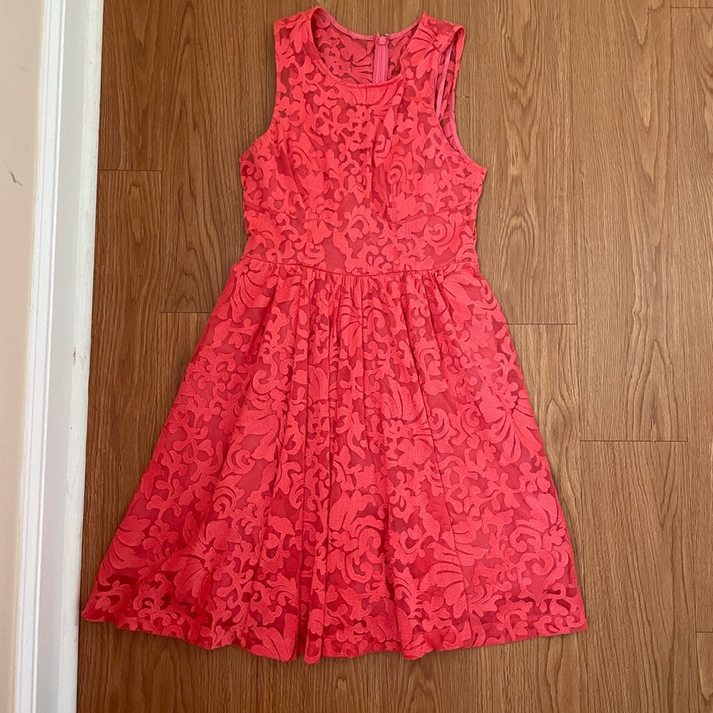 Tracy Reese pink lace dress